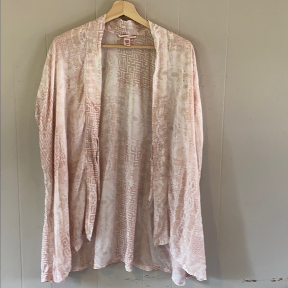 VICTORIA'S SECRET flowy light pink kimono …